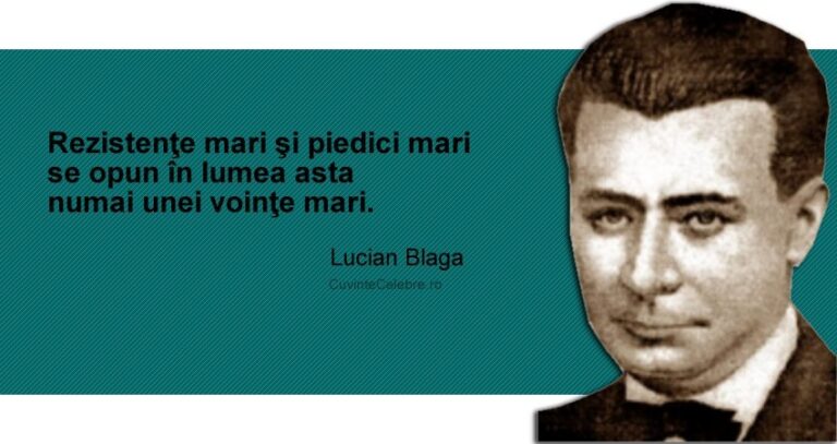 Lucian Blaga: Eu nu strivesc corola de minuni a lumii